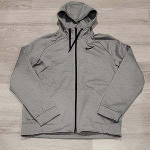Gray nike zip up